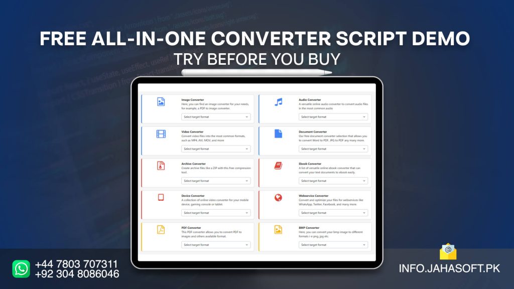 Free All-in-One Converter Script Demo – Try Before You Buy