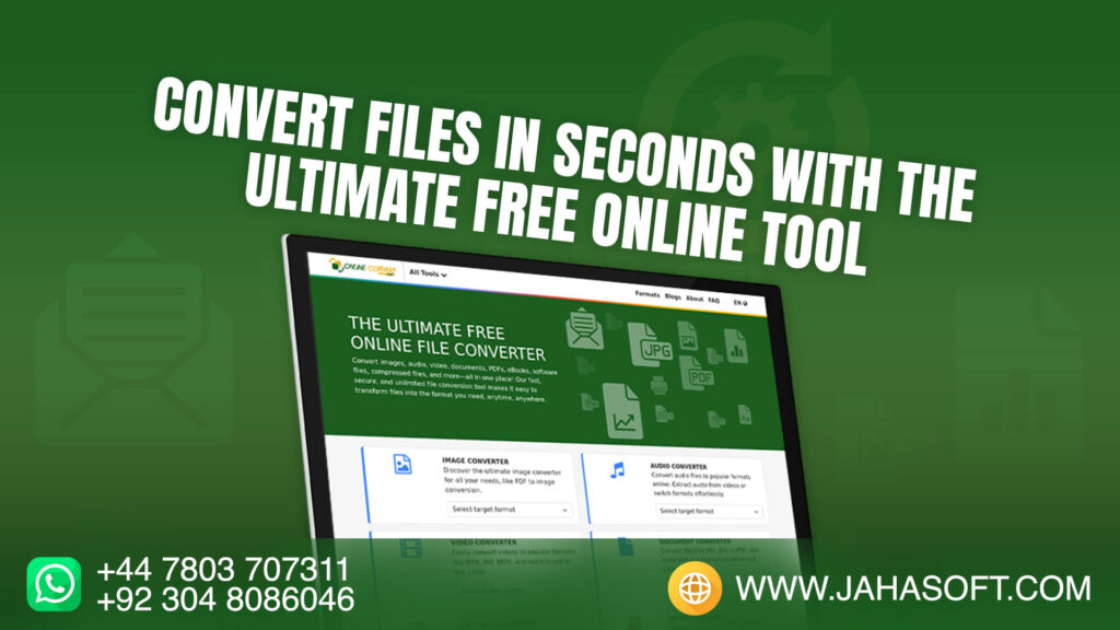 Convert Files in Seconds with the Ultimate Free Online Tool